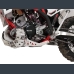 Skid plate with exhaust pipe guard and plastic bottom for Beta RR200 2020-2024